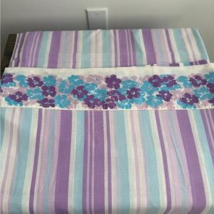 Vintage Texmade queen flat sheet